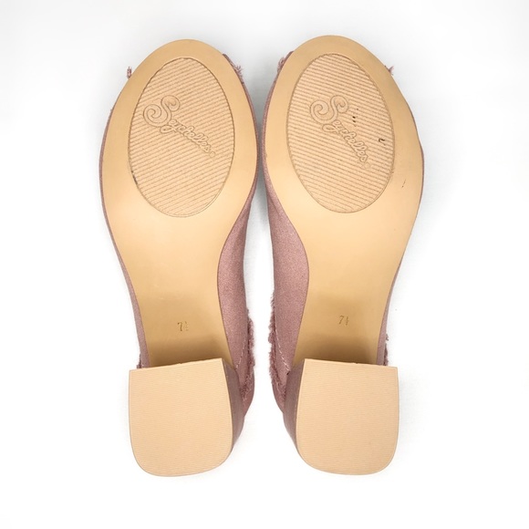 Seychelles frayed rose mule sandals size 7.5 - Picture 6 of 8